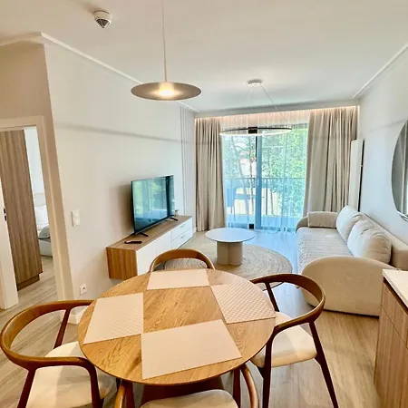 Apartment F302 Eco Boho Z Basenem, Sauna, Jacuzzi, Przy Samej Plazy - 5d *