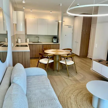 F302 Eco Boho Z Basenem, Sauna, Jacuzzi, Przy Samej Plazy - 5d Apartment