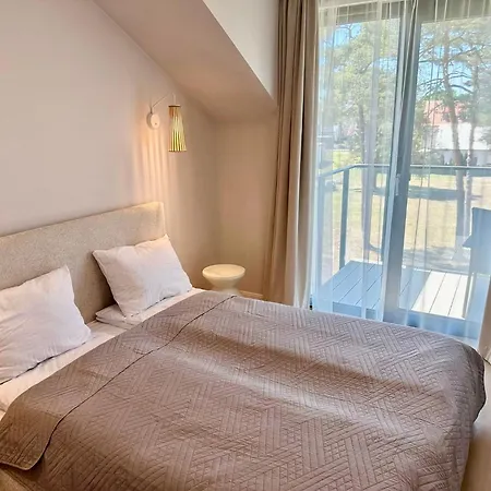 F302 Eco Boho Z Basenem, Sauna, Jacuzzi, Przy Samej Plazy - 5d Apartment
